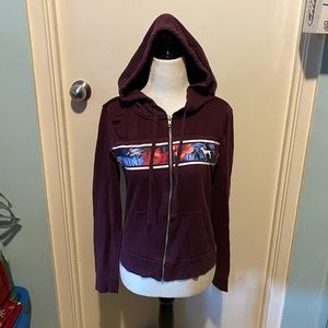 PINK VICTORIA SECRET TROPICAL HOODIE